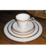 Noritake Ivory China Viceroy 7222 5pc Place Setting Tea Cup Saucer Dinne... - €35,77 EUR