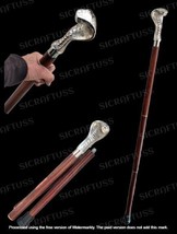 Wooden Walking Cobra Handle Victorian Handle Vintage Style Collectible M... - £15.68 GBP+