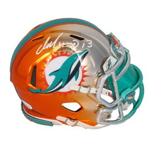 Dan Marino Autographed Miami Dolphins Custom Chrome Mini Helmet JSA - £920.83 GBP