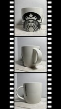 Starbucks White Black Siren Mermaid 14 oz Coffee Tea Mug Cup - £15.49 GBP