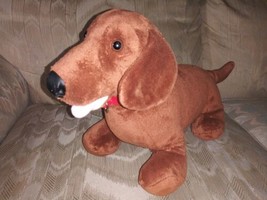 Build A Bear Workshop Daschund Weenie Weiner Dog Plush 18&quot; Puppy Stuffed Animal - £22.66 GBP