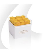 Perfectione Roses Preserved Flowers in a Box, Yellow Roses Long-Lasting - $69.00