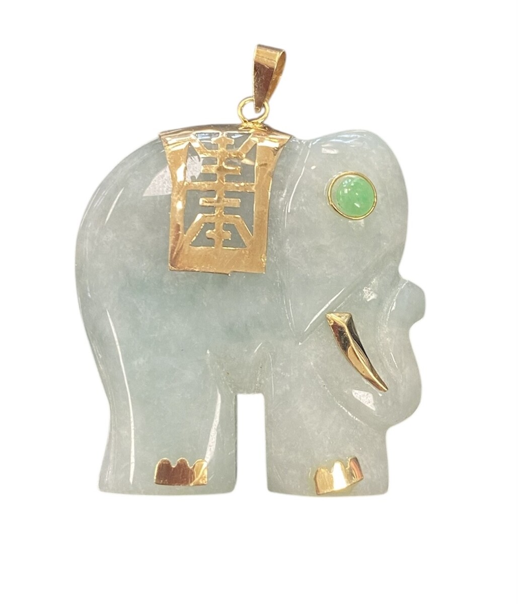 Elephant Unisex Charm 14kt Yellow Gold 481311 - $299.00