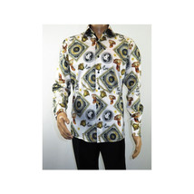 Mens Sports Dress Shirts By AXXESS From Turkey 100% Egyptian Cotton 622-12 White image 7