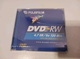 Fujifilm DVD - RW 4.7 GB / Go 120 Minute Blank Media Brand New Factory Sealed - £1.48 GBP