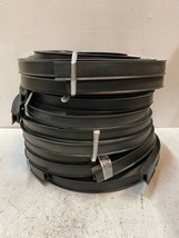 180 Ft of 1-1/2&quot; Wide x 7/8&quot; Thick Rubber Weather Stripping (18 Strips o... - $231.49