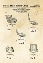 9664.Decoration Poster.Home room interior art print.Patent.Office chair.Decor - £12.90 GBP+