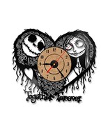 LED Nightmare Before Christmas Clock Home Decor Heart Wall Clock Type 2 ... - £35.13 GBP