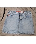 Y2K Early 2000&#39;s Mudd Denim Jeans Mini Skirt Size 5 WITH POCKETS Vtg - $184.08 MXN