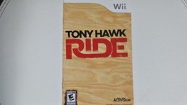 Tony Hawk: Ride (Nintendo Wii, 2009) Authentic Instruction Manual Bookle... - £2.84 GBP