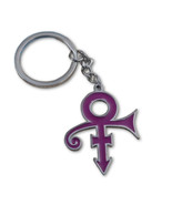 Prince Keychain Purple Enamel Love Symbol Music Artist Collectible Memor... - $130.10 MXN