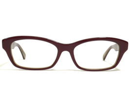 Paul Smith Eyeglasses Frames PS-433 SNHRN Beige Horn Burgundy Red 50-17-143 - £88.12 GBP