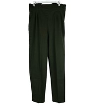 Briggs New York Side Zip Dress Trouser Pants Size 14 Green - £14.54 GBP