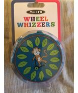 Pair of Micro Wheel Whizzers for Kids Scooters Monkey Design in blue - $14.85