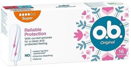 3 X O.B. Original Tampons Level #4 SUPER - 16 Tampons - Reliable Protection - $24.15