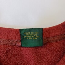 Cabela's RN#56835 Men's Burnt Orange Fleece Pullover Polartec Sweatshirt Size L image 5