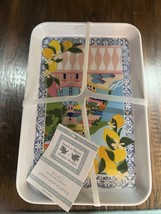 Beach to Bistro Sigrid Olsen 8pc Melamine Appetizer Plates Mediterranean... - $33.66