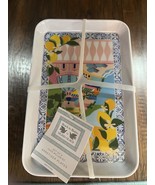 Beach to Bistro Sigrid Olsen 8pc Melamine Appetizer Plates Mediterranean... - $33.66