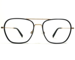 Warby Parker Occhiali Montature ABE M 2120 Nero Oro Quadrato Cerchio Com... - $41.59