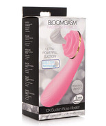 Inmi Bloomgasm Passion Petals 10x Silicone Suction Rose Vibrator Pink - $48.58