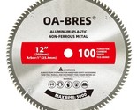12 Inch 100T Upgrade TCG Grind Aluminum Non-Ferrous Metal Saw Blade with... - $47.35