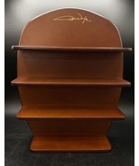 John Wayne Wooden Shelf 14.75” Tall 4 Shelves Vintage Franklin Mint Styl... - £35.02 GBP