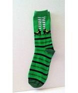 St Paticks Day Green/Black with Leprechaun Boots Design - £4.71 GBP