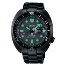Seiko Prospex Sea King Turtle The Black Series 45 MM Automatic Watch SRP... - £420.64 GBP
