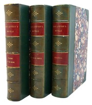 Edward Bulwer-Lytton The Pilgrims Of The Rhine, Last Days Of Pompeii &amp; Devereux - $525.00