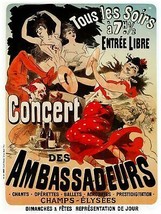 3975.The Ambassador Concert Vintage 18x24 Poster.Music Home Art interior Decorat - £21.96 GBP
