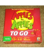 Mattel Apples To Apples To Go Travel Edition Family Card Game 2007 With ... - £3.91 GBP