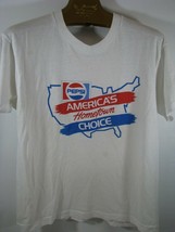 Vtg Pepsi Cola America&#39;s Hometown Choice Soft Thin T Shirt Large L Screen Stars - £23.19 GBP