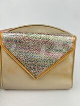 Vintage Chase Creation Vinyl Ladies walllet 1970s Era Rainbow Shimmer NOS - $12.00