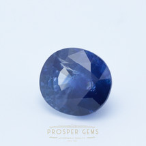 3.1CTs, Natural Blue Sapphire, Loose Gemstone, Oval 8x7mm - £62.69 GBP