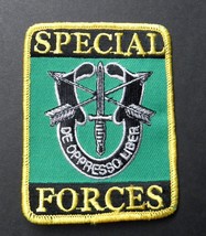 Special Forces De Oppresso Liber Embroidered Patch 2.75 X 3.6 Inches Us Army - $5.36