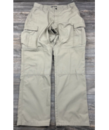 5.11 Tactical Series Beige Pants Men&#39;s TDU RipStop Work Pants Size XL 35/33 - £15.08 GBP
