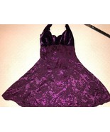 NAUGHTY SEXY HALLOWEEN COSPLAY WOMENS ROBERTA PURPLE VERY SHORT DRESS SI... - $33.28 CAD