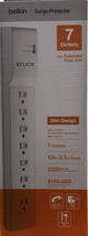 Belkin - BE107200-12 - 2320J 7-Outlet Surge Protector Right Angle Plug 1... - $29.95