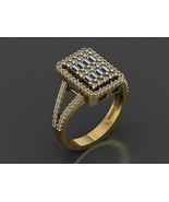 2.00 Ct Baguette Diamond Women&#39;s Engagement Wedding Band Ring 14K Yellow... - $132.78 CAD