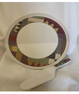 Studio Nova PALM DESERT Cake Plate &amp; Server 12 1/2&quot; Geometric Southweste... - $49.49