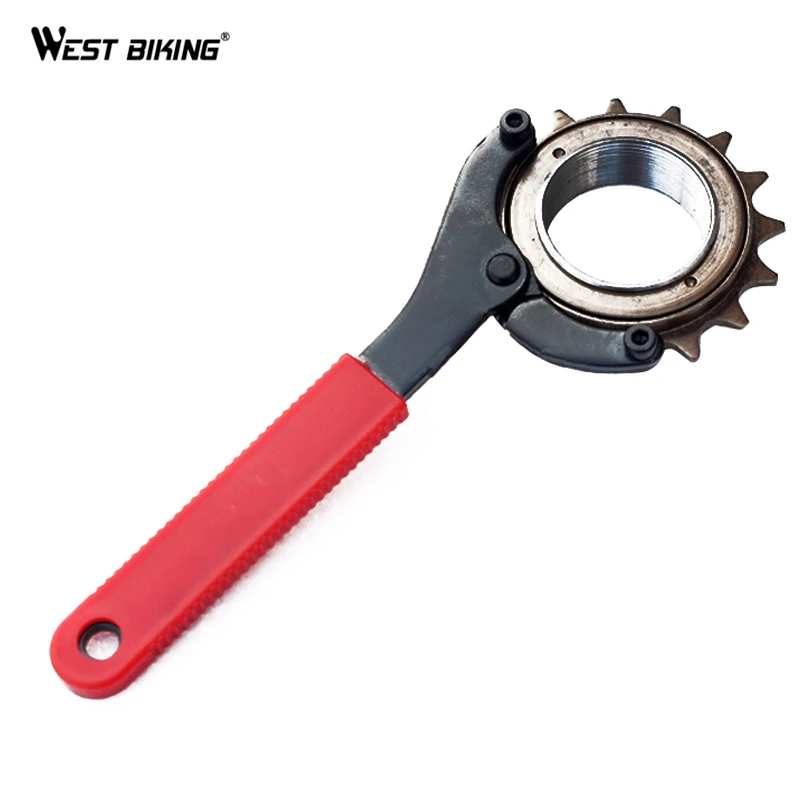 WEST BI Bike Bottom Chain Wheel Crank cket Freewheel Wrench Repair Convenient Re - £29.43 GBP