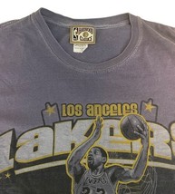 Vintage Magic Johnson Lakers Tee Sz L NBA Hardwood Classics Purple Shirt image 3