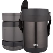 Thermos All-In-One Vacuum Insulated Stainless Steel Meal Carrier with Sp... - £59.14 GBP