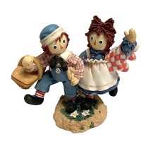 Raggedy Ann &amp; Andy How Nice to Have Such A Happy Sunny Friend Enesco Figurine Fi - £16.55 GBP