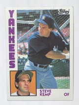 Steve Kemp 1984 Topps #440 New York Yankees MLB Baseball Card - £0.78 GBP