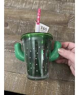 X&amp;O Celebrations Collection Shaped Heavy Plastic Cactus Tumbler w/Straw ... - $251.04 MXN
