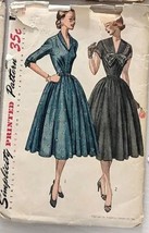 14/32 1940s Vintage Sewing Pattern Simplicity 3460 Dresses - £23.20 GBP