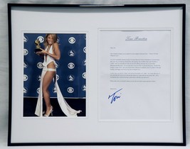 Toni Braxton Signed Framed 16x20 Typed Letter + Photo Display   - £142.78 GBP