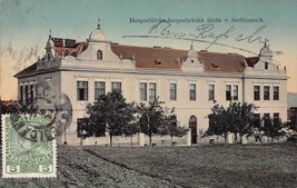 SEDLCANY CZECH REPUBLIC~HOSPODARSKO HOSPODYNSKA SKOLA v SEDLCANECH~1911 ... - $6.56