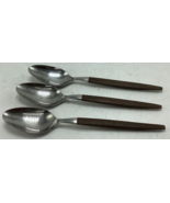 EKCO ETERNA Canoe Muffin MCM Flatware Spoon Teaspoon (4) Vintage Mid Cen... - £11.08 GBP